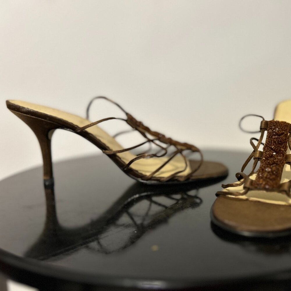 8M Brown 3" Caparros Heels